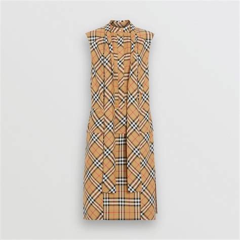 burberry tie neck dress|Burberry tie vintage.